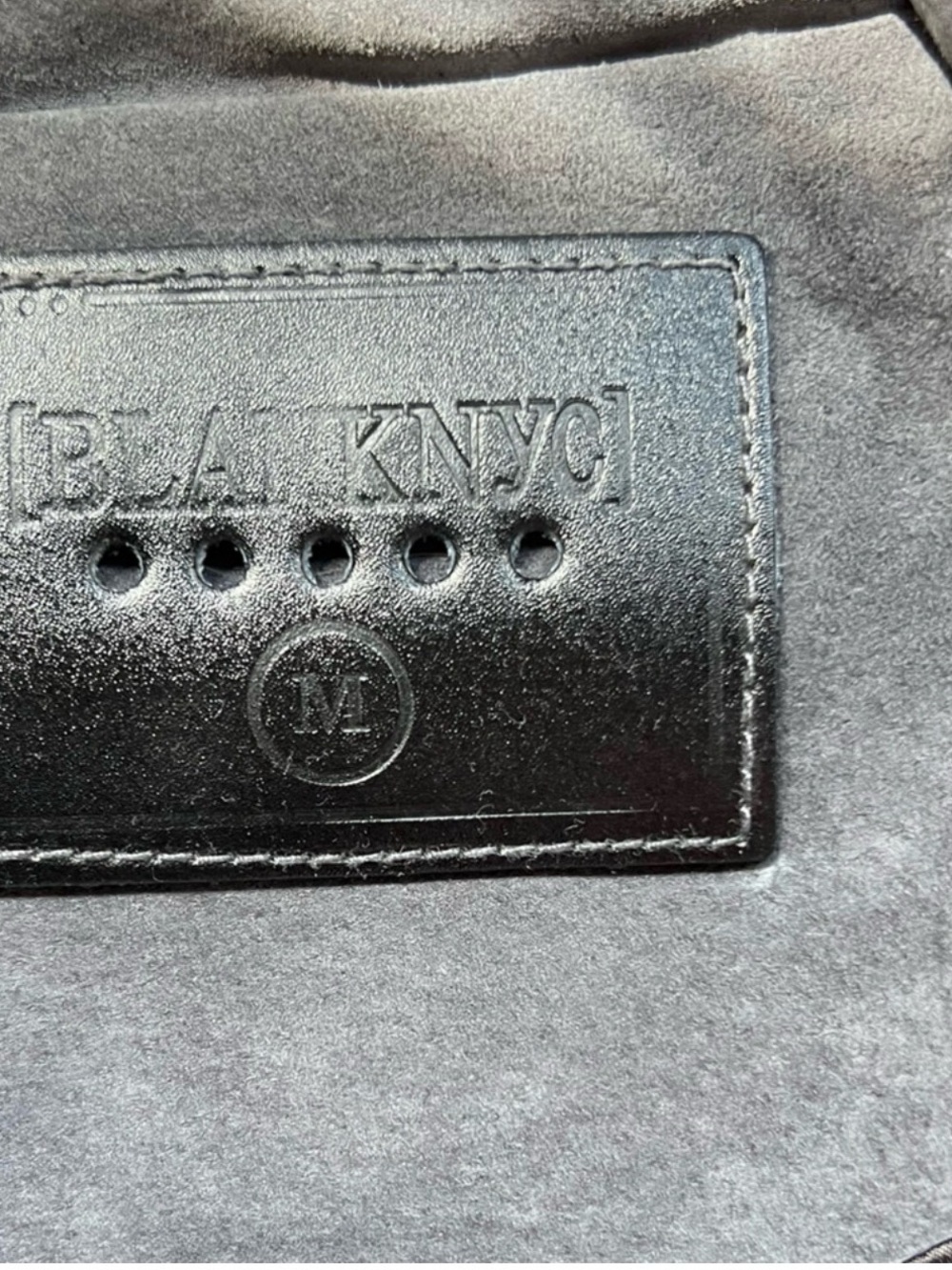 Blank NYC Gray Suede Cropped Biker Jacket - Picture 2 of 4